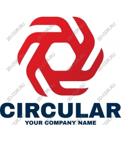 Dynamic round logotype
