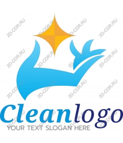  Cleanlogo — универсальный логотип для брендов в сфере клининга и оздоровления