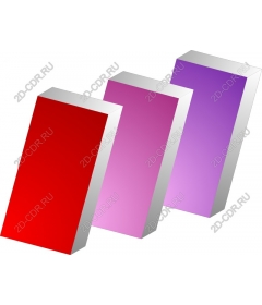  Bright gradient rectangle