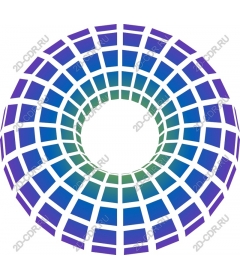 Bright circular mesh