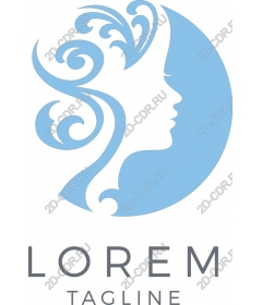  Elegant female profile