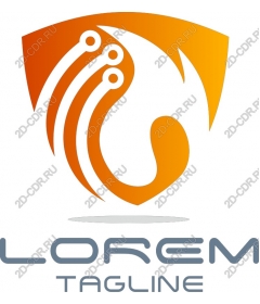 Dynamic logo shield