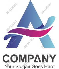 Dynamic gradient logo