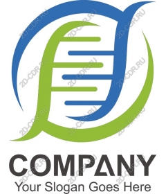  Stylized blue-green logo