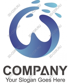 Dynamic liquid logo