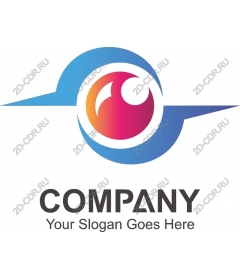  Bright modern company logo