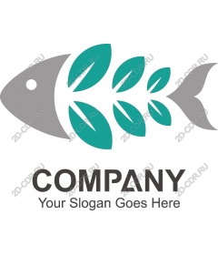  Eco-friendly fish with leaves