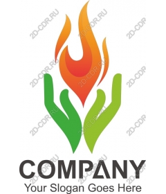  The symbol of the Flame and Hands