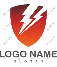 Dynamic logo shield with zippers