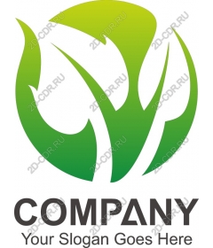  Eco-friendly Leaf logo