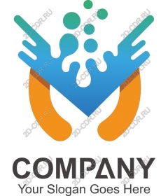  Bright logo for your modern business