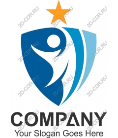  Bright logo shield