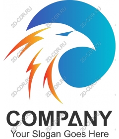 Dynamic logo-eagle