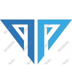 Geometric triangle logo