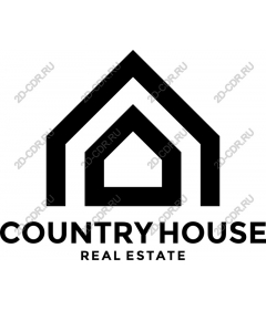  Логотип недвижимости Country House