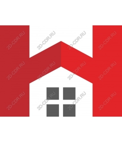  Stylized icon of Home