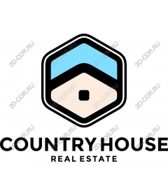 Логотип недвижимости Country House