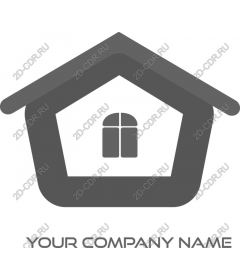  Stylized icon of Home