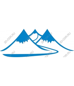  Bright mountain landscape