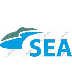  A stylized logo of the sea