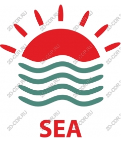 Sunset sea