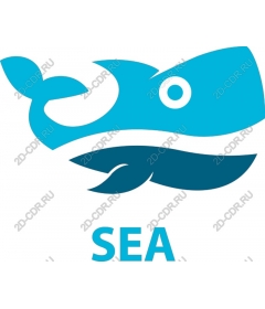  Stylized whale
