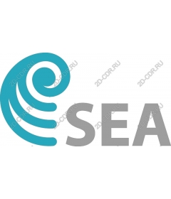 SEA - Ocean waves and typography