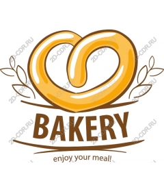  Bakery pretzels in the shape of a heart