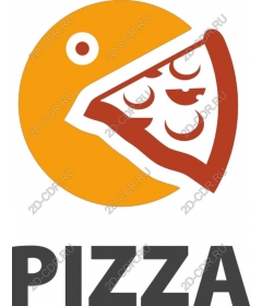 Playful slice of pizza