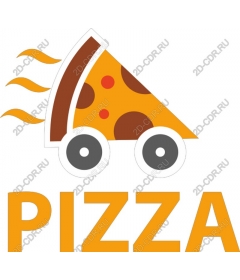 Playful pizza delivery