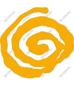  Bright yellow spiral