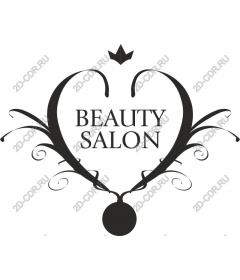  Elegant beauty salon Heart