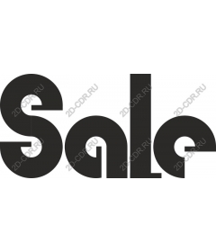 Жирный шрифт SALE для использования в рекламных целях