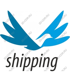  A stylized bird in flight - delivery
