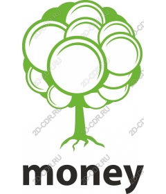  Stylized money tree