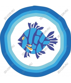  Bright blue fish
