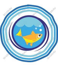  Bright floating fish