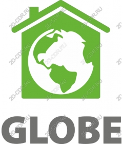  Eco-friendly house-globe