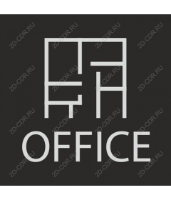  The modern layout of office