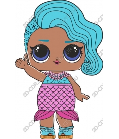  Charming girl-the little mermaid