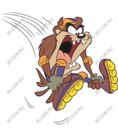  Tasmanian devil Taz roller skates