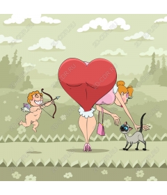  Bizarre Cupid and Heart