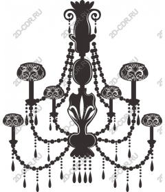  Elegant vintage chandelier