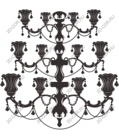  Elegant chandelier