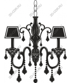  Elegant chandelier