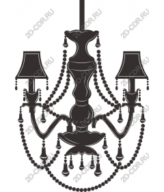  Elegant chandelier