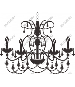  Elegant chandelier