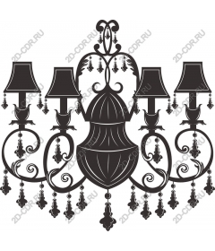  Elegant chandelier