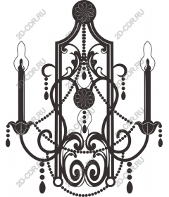  Elegant chandelier