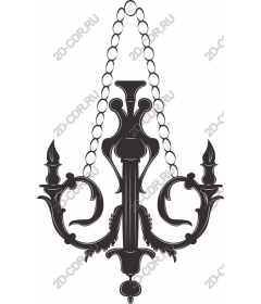  Elegant black chandelier